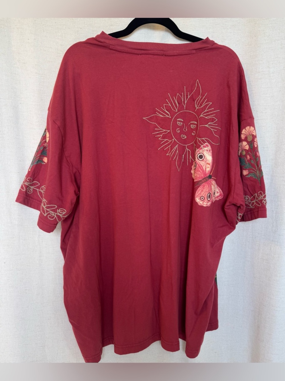 NWT Free People x Denim and Bone Tellingtales Tee XL - Picture 2 of 6